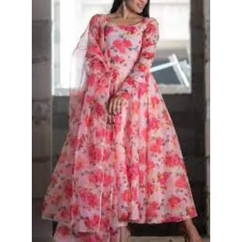 Breathable Designer Anarkali Suit