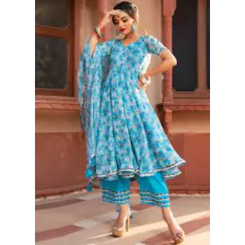 Printed Designer Anarkali Suit