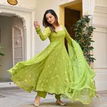 Anarkali Cotton Suits