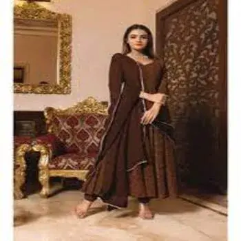 Brown Color Anarkali Suits