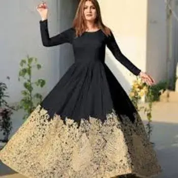 High Border Anarkali Suits