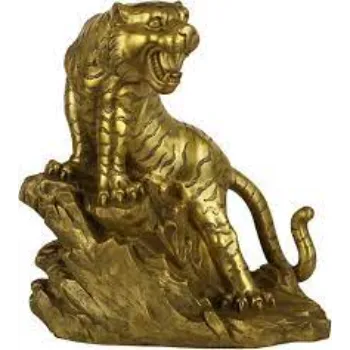 Atlie Brass Tiger Statue