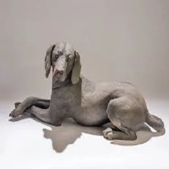 Clay Dog Animal Statue