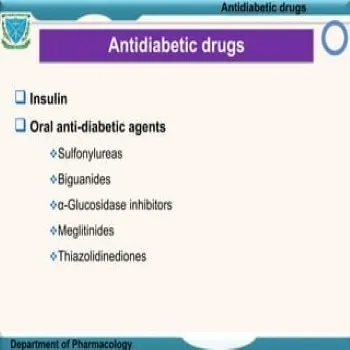 Anti-Diabetic Medicine