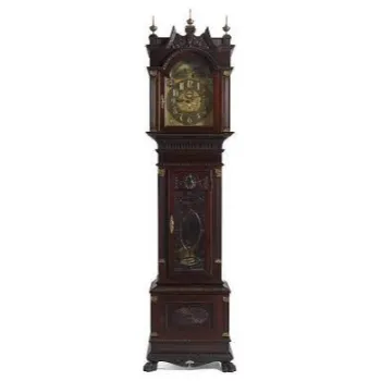 Musicbox Kingdom Grandfather Clock With Two Small Drawers