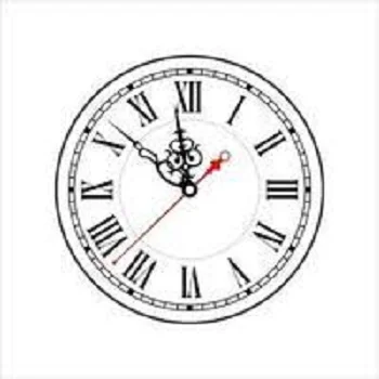  Clock Roman Numerals Logo