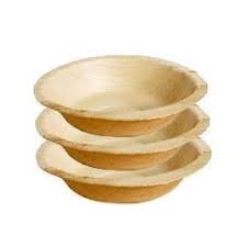  Non Polished Areca Leaf Plates