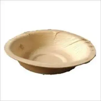 Round Areca Leaf Bowl