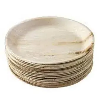 Cream Color Areca Leaf Plates
