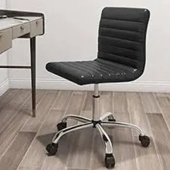 Black Armless Chair