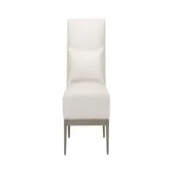 White Armless Chair