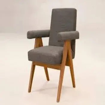 Dark Gray Armrest Chair