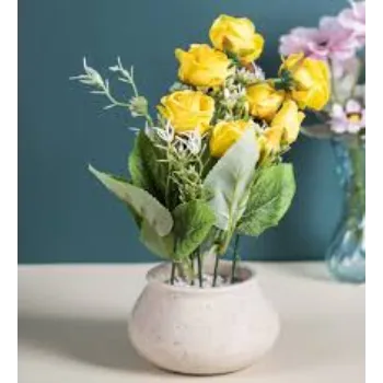 Green  Artificial Rose