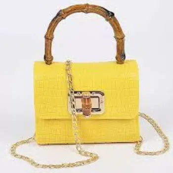 Yellow Alluring Women Bag