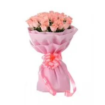 Lite Pink Rose Paper Bouquet