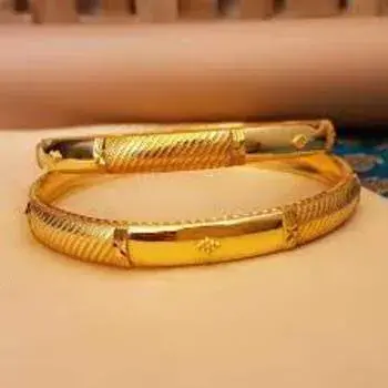 Plain Gold Bangles