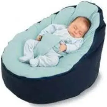 Navy Blue Baby Bean Bag