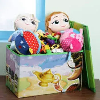  Green Color for Storage of Toys Basket
