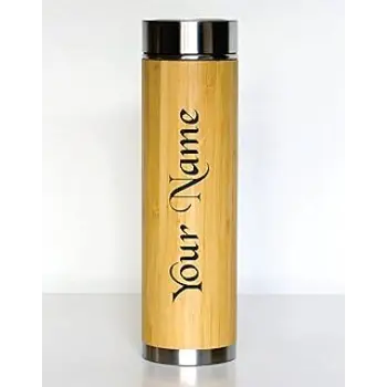 Easy To Carry Bamboo Bottle