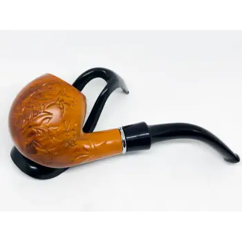 Polished Bamboo Smoking Pipe