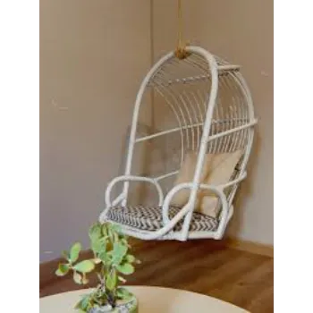 Fully Assembled Bamboo Swing Chair