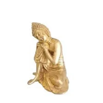 Golden Buddha Brass Statue