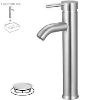 Stainless Steel Bathroom Faucet 