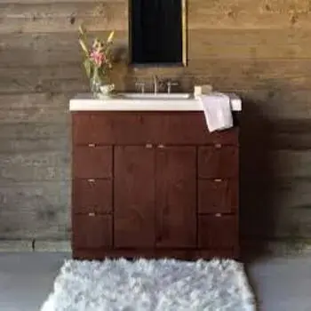 Polished HDHMR Prelam ELK Bathroom Vanity