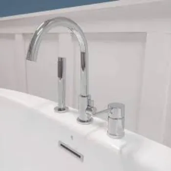 Bathtub Faucet Silver Color 