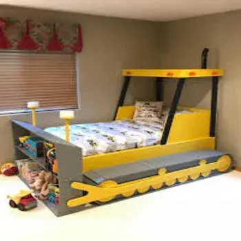 Kid Bed Yellow Color