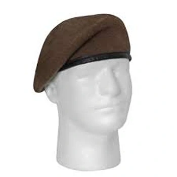 Classic Brown Designer Beret Cap