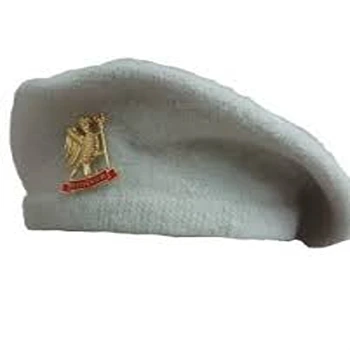 Classy White Beret Cap