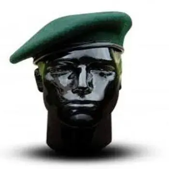 Dark Green Beret Caps