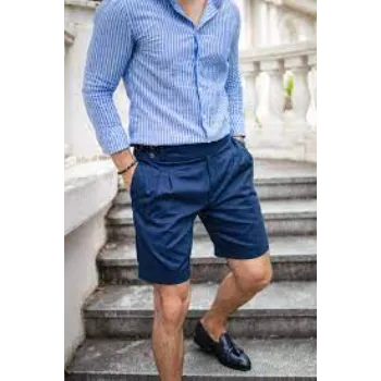 Men Navy Blue Fancy Shorts