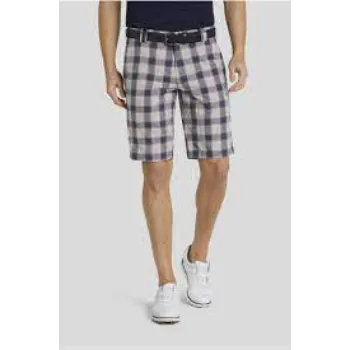 Cotton Bermuda Check Shorts