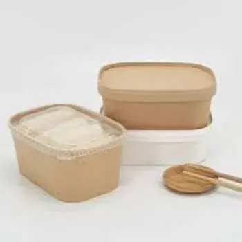 Rectangular Biodegradable Container