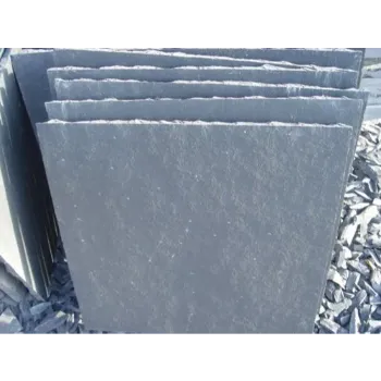 Plain Black Lime Stone