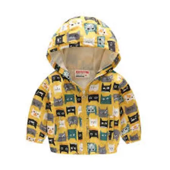 Boys Printed Hooded Jackets