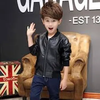 Boys Leather Jacket
