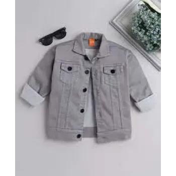 Boys Grey Denim Jacket
