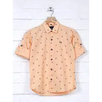 Boys Half Sleeves Printed Shirts
