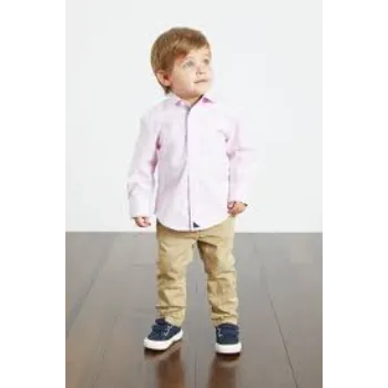 Boys Full Sleeves Pink Shirts