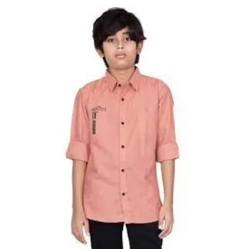 Boys Peach Color Shirts