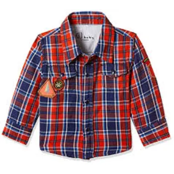 Boys Check Design Shirts