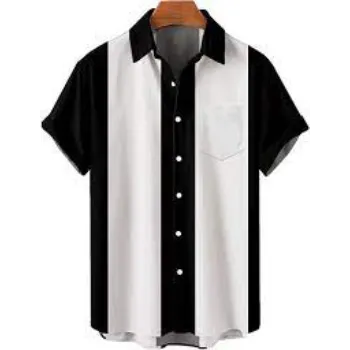 Boys Black In White Shirts