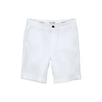 Boys Fancy White Shorts
