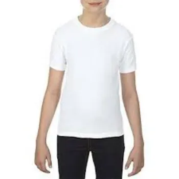 Boys White Plain T- Shirts