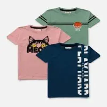 Half Sleeve Boys Cotton T-Shirt Supplier