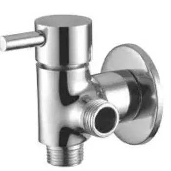 Polished, Brass Angle Cock
