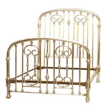 Comfortable Brass Bed